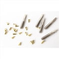 thumbnail image 2 of 120 Pcs Lyre Harp Tuning Pin Nails with 120 Pcs Rivets Set for Lyre Harp Small Harp Musical Stringed Instrument,120 x String Pin Nails 120 x Rivet,Silver & Gold, 2 of 8