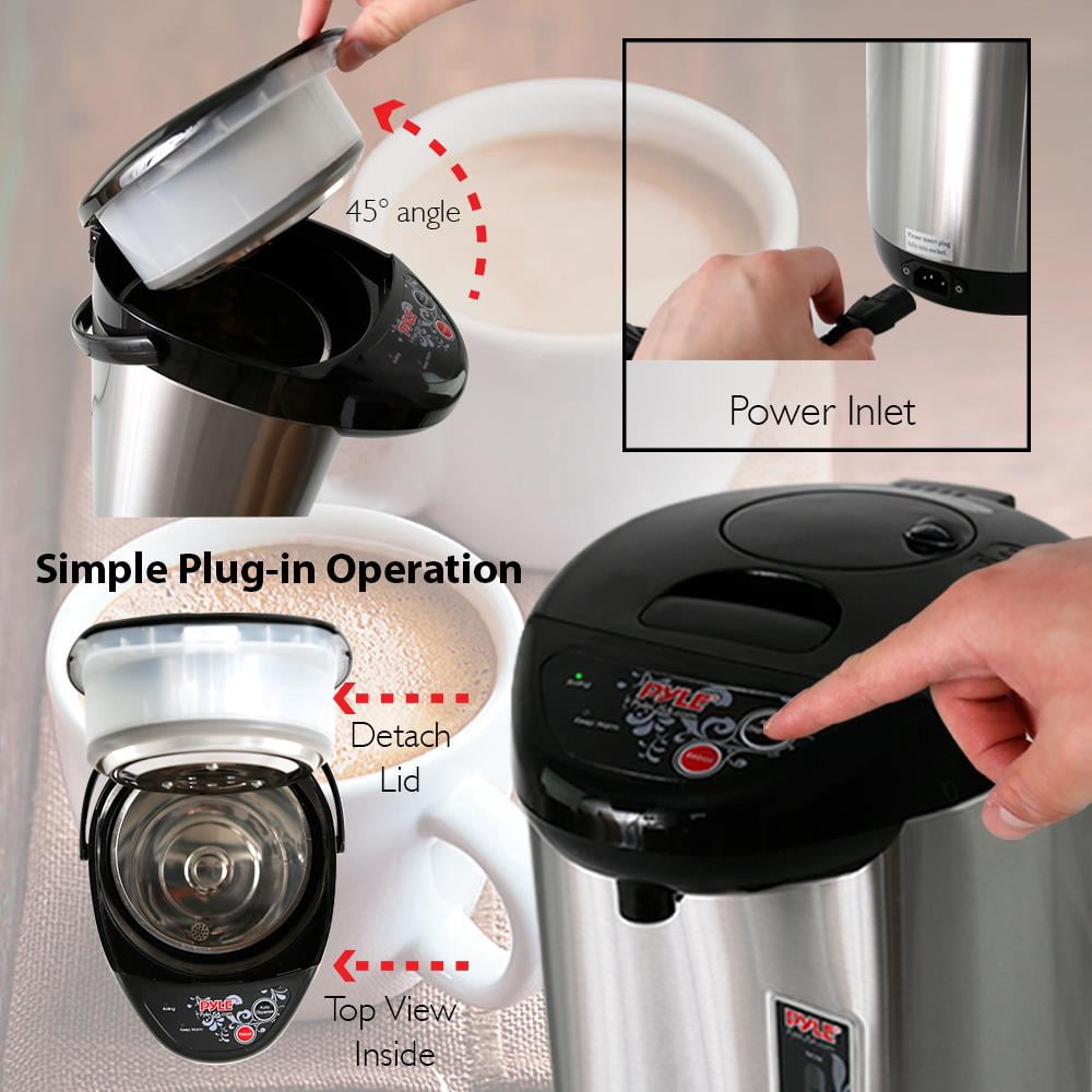 NutriChef PKWK43 - Electric Water Boiler & Warmer - Digital Hot Pot Water Kettle, 3.38 Quart