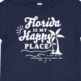 thumbnail image 4 of Inktastic Florida is My Happy Place with Palm Trees Boys or Girls Baby T-Shirt, 4 of 5