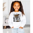 thumbnail image 4 of The Skellie Hotel Halloween Sweatshirt for Women, Men and Youth Crewneck White Sweatshirt Youth Large, 4 of 5