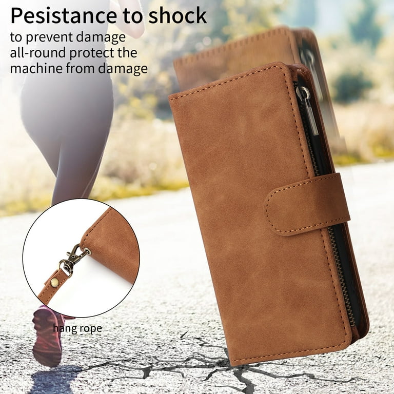 iPhone Wallet Case with Card Holder Leather Zipper Designer Magnetic  Closure Wrist Strap Shockproof 15 Pro Max 14 13 12 11 XS X 8 Plus 7 6S –  Best iPhone 15 Pro Max Wallet Case – iPhone Wallet Case