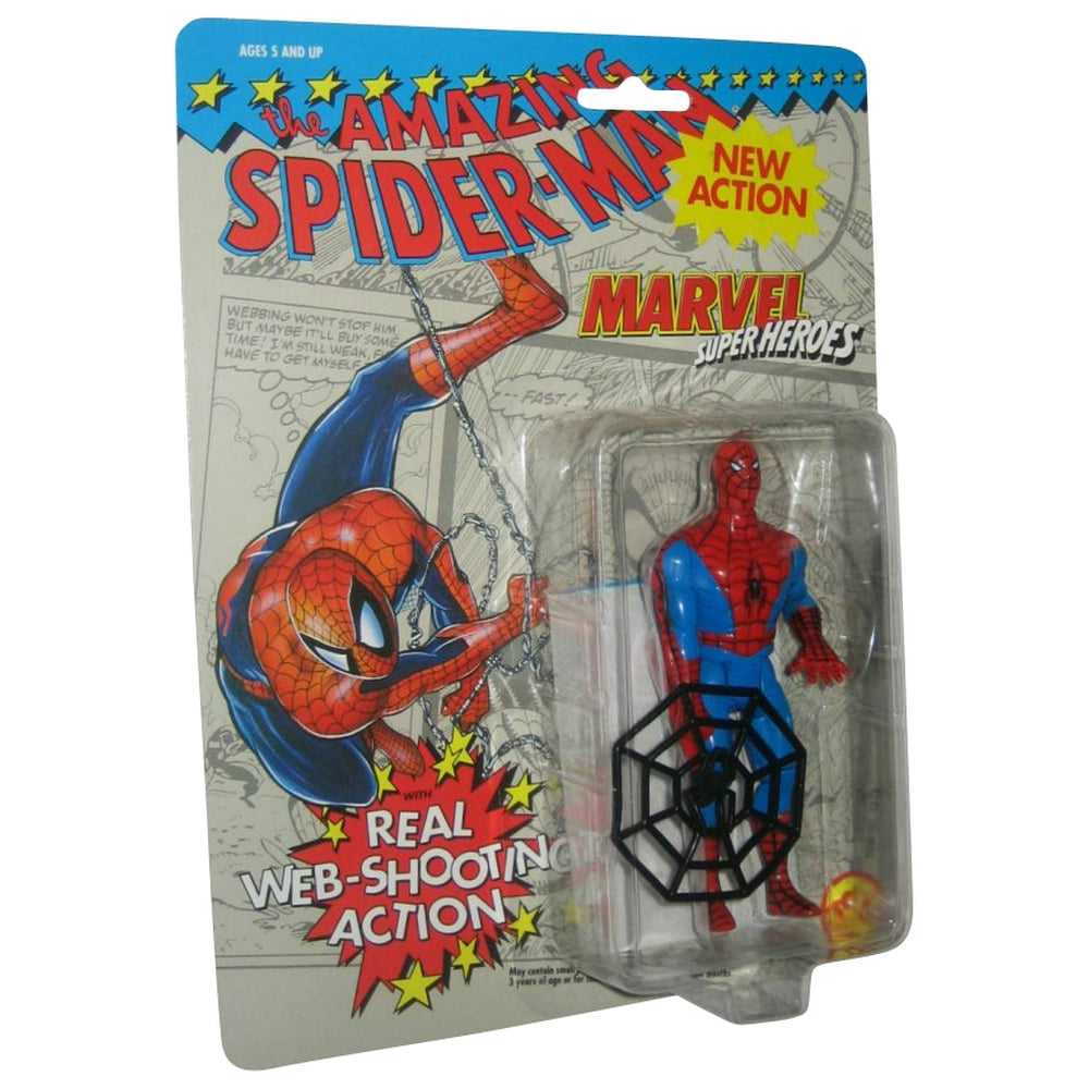 Marvel Comics The Amazing Spider-Man Web Shooting Toy Biz Figure - Walmart.com - Walmart.com