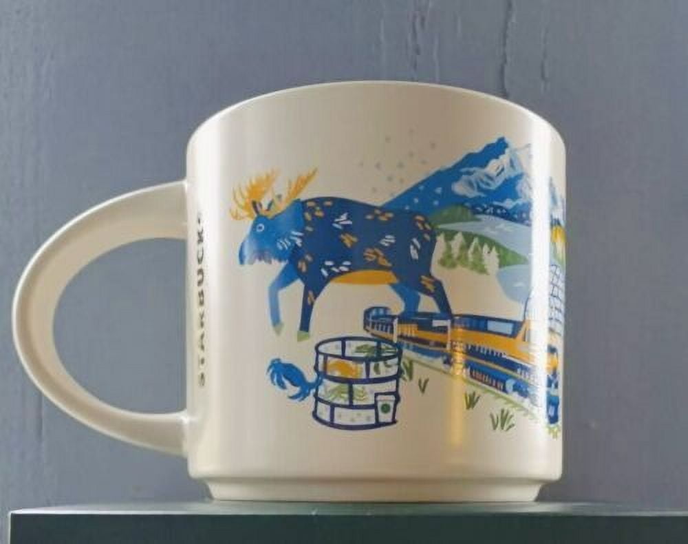 Starbucks Discovery Series 2024 Alaska 14 oz Ceramic Mug, Vibrant Design,  Nature, Wildlife - Walmart.com