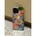 thumbnail image 3 of Funda de teléfono con diseño de flores rosas y blancas con ondas de agua de colores ilusorios de moda para iPhone 16, 15, 14, 13, 12 y 11 Pro Max, 3 of 5
