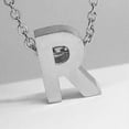 thumbnail image 4 of Kripyery Women Necklace Letter Shape Unisex Smooth Alloy Men Pendant for Gift, 4 of 8