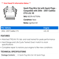 thumbnail image 2 of Spark Plug Wire Set with Spark Plugs - Compatible with 2006 - 2007 Cadillac CTS 6.0L V8, 2 of 2