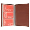 thumbnail image 3 of Genuine Leather Business Name ID Credit Cards Holder Book Case Organizer Wallet 3570 CF (C), 3 of 17