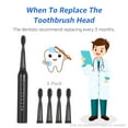 thumbnail image 2 of Fawoonu SA-86 Electric Toothbrush Replacement Heads Set for Sensitive Gums - Pack of 5, Pink, 2 of 6