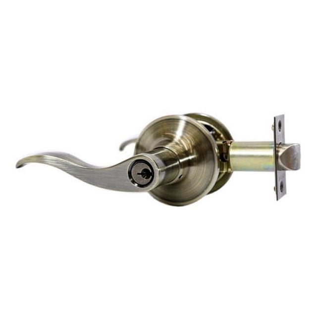 Cerradura Tubular Recámara Dexter Latón Antiguo 5818
