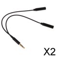 thumbnail image 1 of Cable adaptador de audio CUTICAT 2 en 1 3,5 mm macho a 2 hembra, 1 of 8