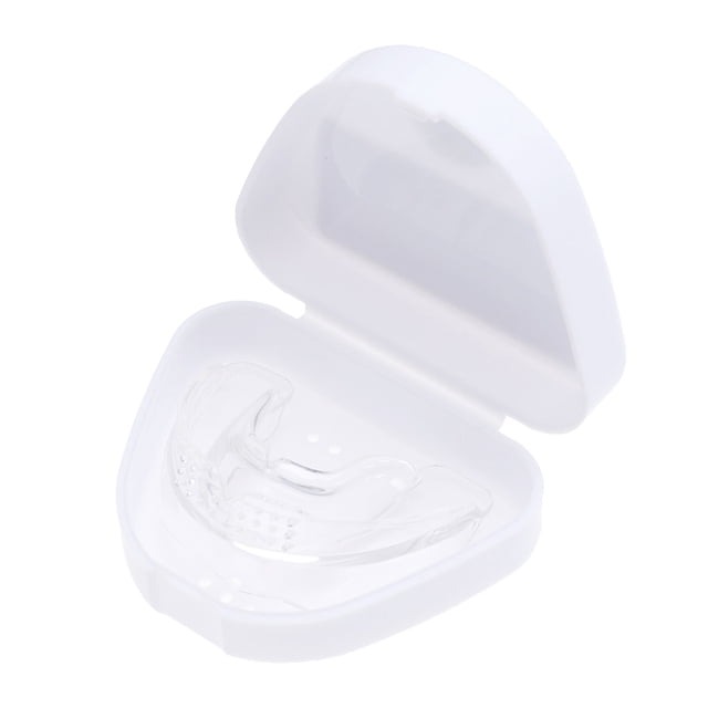EeaseMX Protector bucal deportivo para adultos, protector bucal, protector bucal para ortodoncia, boxeo, artes marciales mixtas (MMA), karate, fútbol, hockey y rugby - Etapa 3 (blanco)