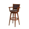 thumbnail image 6 of Bowery Hill Modern Extra Tall Swivel Bar Stool with Arms - Cherry, 6 of 9