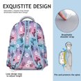 thumbnail image 5 of Elegant Butterfly Backpack for Teens - Lightweight School Bag with Padded Straps, Front Organizer Pocket, Trendy Floral Print, 5 of 6