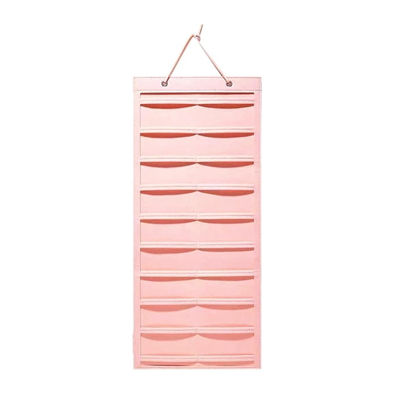 Hair Clip Holder Hair Claw Organizer Storage Display Pink Felt Material for Girls Women Bedroom Wall Mount