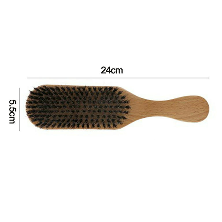 KASYBEXTR Hard Bristle Cleaning Brush with Wooden Handle for