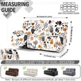 thumbnail image 7 of Xoenoiee Abstract Boho Geometric Art Print 8 Pieces Recliner Sofa Covers Stretch Soft 3 Seats Couch Cover Anti-Slip Sofa Slipcover Furniture Protector with Elastic Bottom for Kids Pet, 7 of 7