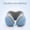 SKY BLUE, variant on U-Shaped Neck Pillow for Adults,Ergonomic Travel & Office Nap Support, Medium Soft Comfort for Neck Protection, Neck Pillow