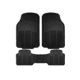 thumbnail image 1 of Kit Tapete 3 Piezas Uso Rudo Autos Y Camionetas Universal Negro, 1 of 3