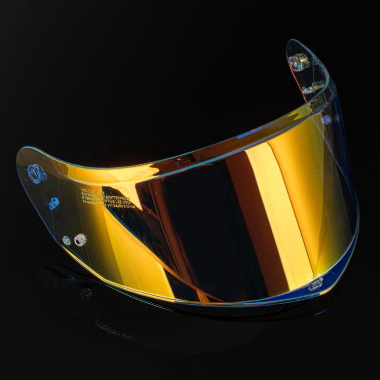 Wzmzjy Flip up Full Face Helmet Visor Easy to Install PC Anti Scratch Motorcycle Helmet Aurora Red