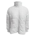 thumbnail image 6 of GEWSEY Women's Oversized Splice Quilted Lightweight Puffer Jacket Casual Padded Coat (White, L), 6 of 7