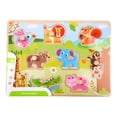 thumbnail image 1 of Rompecabezas de Madera de Animales de la Selva Didacti Juegos 10 Piezas, 1 of 4