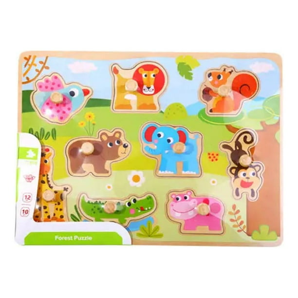 Rompecabezas de Madera de Animales de la Selva Didacti Juegos 10