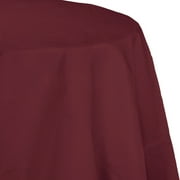 Round Burgundy Paper Tablecover, each