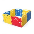 Hommoo Baby Play Yard, 8 Panel Baby Playpen for Kids Toddler, Panel Play Activity Centre Yard