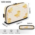 thumbnail image 3 of Vertical Pencil Case Pencil Bag Pencil Cases Large Capacity Storage Pencil Box Paintbrush Box Office Supplies Box Yellow Cute Duckling Seamless, 3 of 7