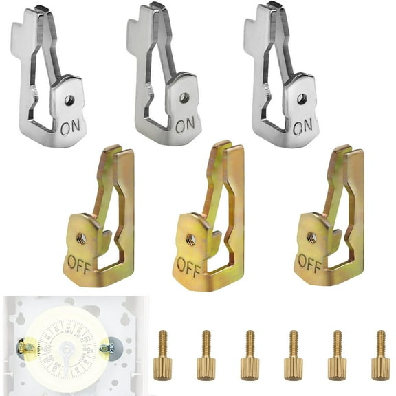 6Pcs Time Switch Trippers Replacement Kit Compatible with 156T1978A for T100 Series Clock Dial Trippers Pool Timer Components