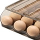 thumbnail image 3 of CAJA DE ALMACENAMIENTO DE DESPARACIÓN DE REFRIGERADOR AUMÁTICO RODILLA MILICAPA CAJA DE ALMACENAMENTO DE HUVOS TRANSPARENTE PARA LA COCINA, 3 of 5