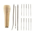 thumbnail image 2 of simhoa 1 Set Sewing Shoe Repair Tool Stitching Needles Awl Thick Leather Craft Tool, 2 of 6