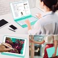 thumbnail image 7 of 360° Rotatable Keyboard Case with 10-Color Backlit Keys for 9.7" iPad 5th/6th Gen, iPad Air 1st/2nd Gen & iPad Pro 9.7-inch,Lake Blue, 7 of 7