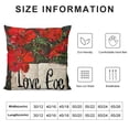 thumbnail image 5 of PHYHOO Red Flowers Pillow Covers, Red Floral Bloom Pillows Decorative Throw Pillows Cushion Case Farmhouse Outdoor Decor for Sofa Couch, 5 of 5
