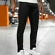 men's open bottom sweatpants with pockets