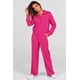 thumbnail image 4 of Conjunto Deportivo PRETTYGARDEN Mujer 2 Piezas Medio Cierre Rojo Rosado M, 4 of 7