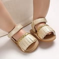 thumbnail image 6 of Baby Girl Sandals Summer Crib Shoes Bowknot Soft Sole Infant Girls Princess Dress Flats First Walker Shoes, 6 of 7