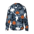thumbnail image 3 of Kll Halloween 1 Print Men'S Women’s Upf 50+ Sun Protection Outdoor Hoodie Jacket Long Sleeve Fishing Hiking Performance Shirt- Small, 3 of 8