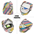 thumbnail image 5 of FORMRS Mini Backpack Purse for Women Travel Daypack Casual Shoulder Bag, Color Striped, 5 of 7