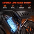 thumbnail image 6 of TST Electric Bike for Adults, 750W Peak 1500W Motor, 20"x4" Fat Tire E Bicycle, E Mountain Bike, 48V/15AH UL2849, App Control, 6 of 9