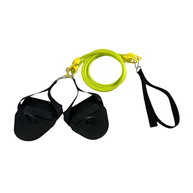de resistencia del brazo de natación Cable de tierras secas Equipo práctico de entrenamiento de natación Amarillo