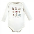 thumbnail image 3 of Hudson Baby Cotton Long-Sleeve Bodysuits, 3-Pack, Newborn- 24 Months, 3 of 5