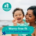 thumbnail image 3 of Pampers Splashers Swim Diapers - Size M, 18 Count, Gap-Free Disposable Baby Swim Pants C25, 3 of 5