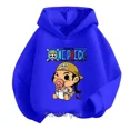 thumbnail image 3 of Sudadera con capucha de Anime One Pieces, ropa para niños, ropa para primavera y otoño para niñas, sudadera con dibujos animados de Luffy Zoro, traje para adolescentes, camisetas con capucha de Sonic, 3 of 5