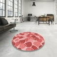 thumbnail image 3 of Ahgly Company Indoor Rectangle Patterned Light Coral Pink Area Rugs, 8' x 12', 3 of 6