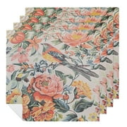 FACANNAP Decorative Napkins for Decoupage Bird Napkins Mother's Day Napkins Japanese Napkins Napkins Floral Napkins Floral Paper Napkins Pretty Flower Napkins Tea Party Oriental Napkins 2 PCS