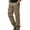 Khaki, variant on DGMIOCS Men's Camo Cargo Pants with 8 Pockets Cotton Cargo Work Pants (No Belt) Camouflage 28