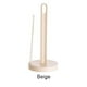 thumbnail image 1 of Estante de papel en rollo vertical para el hogar, soporte para toallas de papel sin perforaciones, almacenamiento D2210 (Beige), 1 of 4