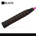 thumbnail image 1 of 3PCS Anti Slip Padel Overgrip Ribbed Badminton Grip Tapes for Squash Paddle Racket Tennis Accessories Black, 1 of 6