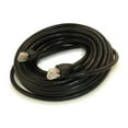 thumbnail image 1 of 25ft Cat6 Ethernet RJ45 Patch Cable, Stranded, Snagless Booted, BLACK, 1 of 2